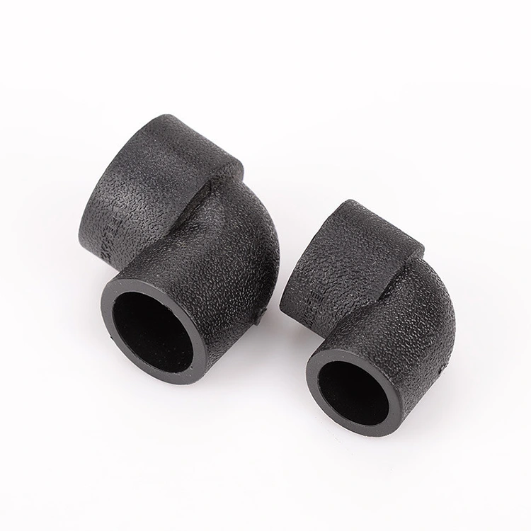 Viemäröintekniikka HDPE 90 ° Kyynärpäähän