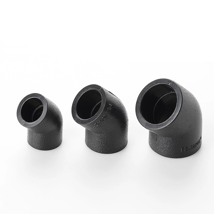 HDPE 45 ° Kyynärpään matala resistanssi kierto
