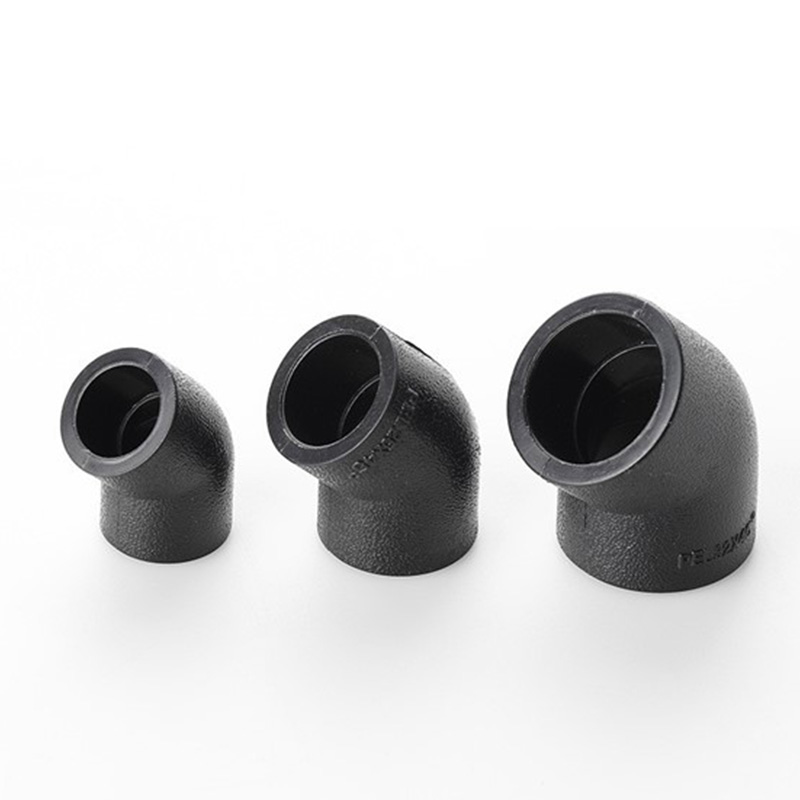 HDPE 45 ° Kyynärpää muuttaa virtaussuunnan