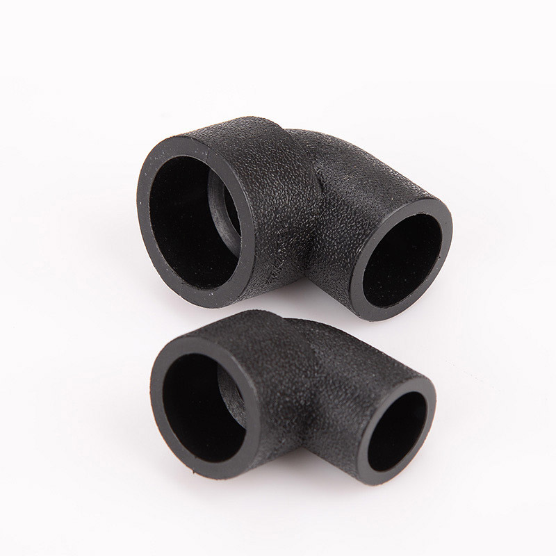 HDPE 90 ° Kyynärpää nesteputken kytkemistä varten