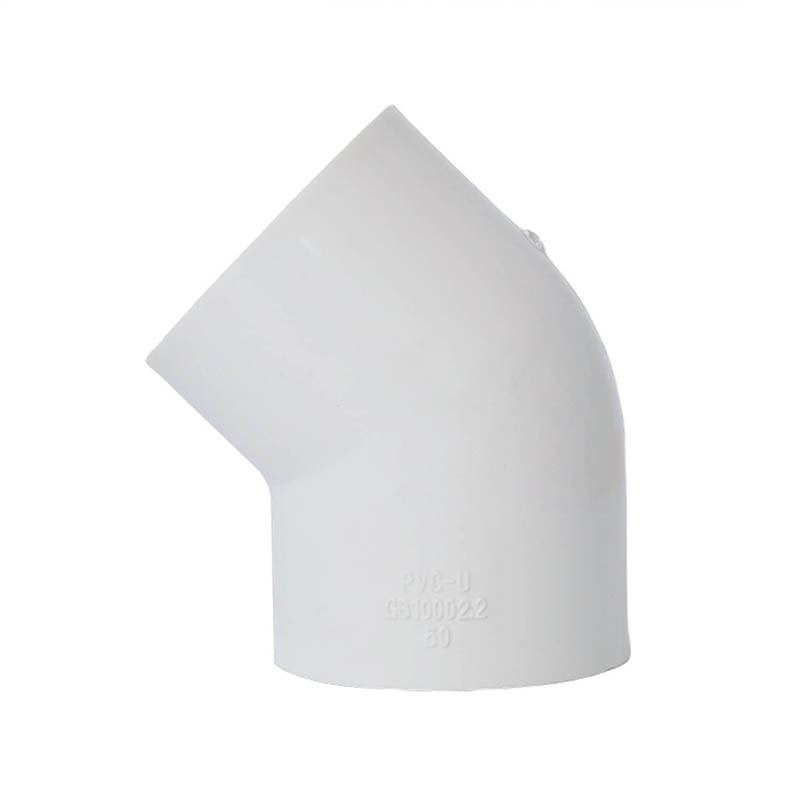 PVC 45 asteen kyynärpää